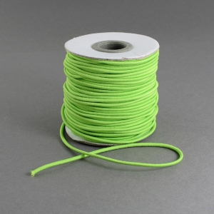 Gekleurd elastiek 1mm lawn green, 5 meter